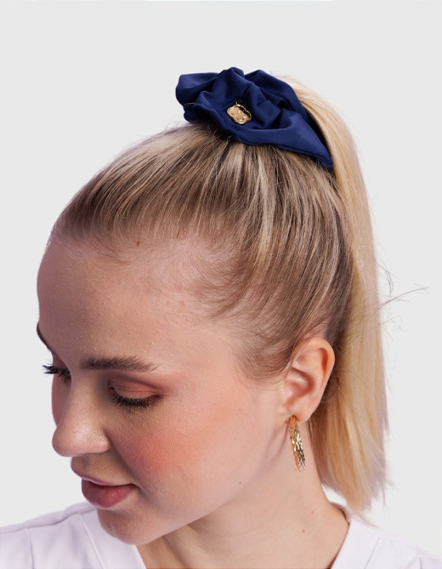 Scrunchie Feminina Marinho