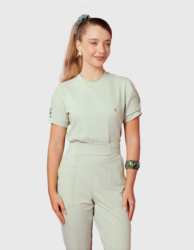 Scrub Feminino Melissa Verde Sage