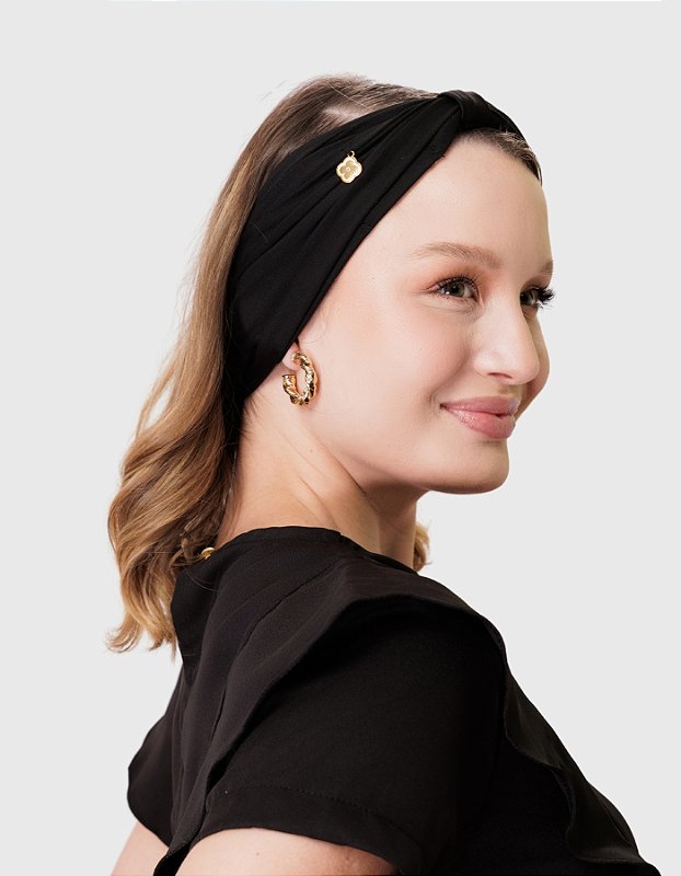 Faixa 2 em 1 Feminina Preta