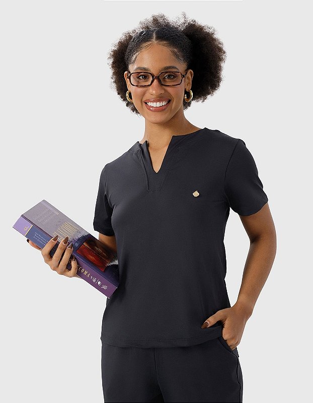 Scrub Feminino Luna Preto