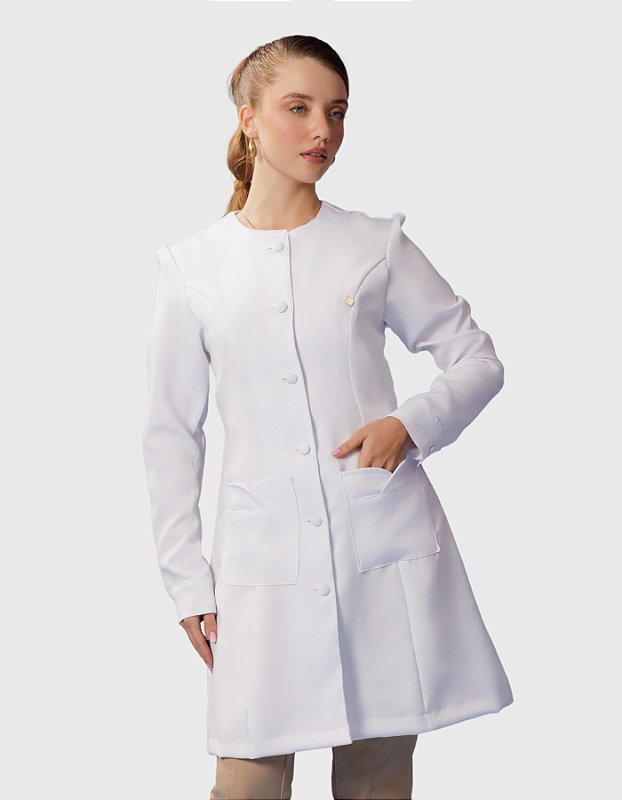 Jaleco Feminino Aurora Branco