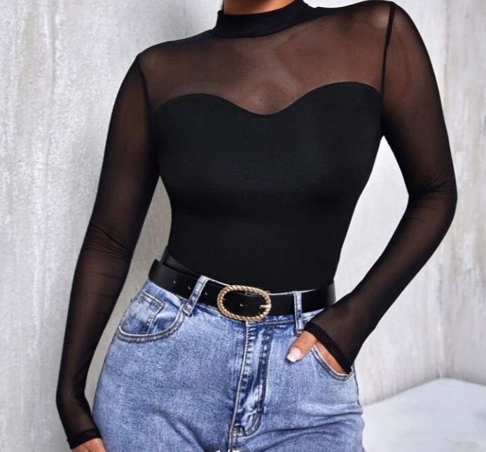 camisa com transparencia