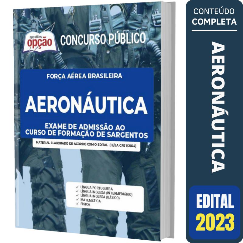 Apostila FAB Aeron utica Exame Admiss o ao Curso Sargentos