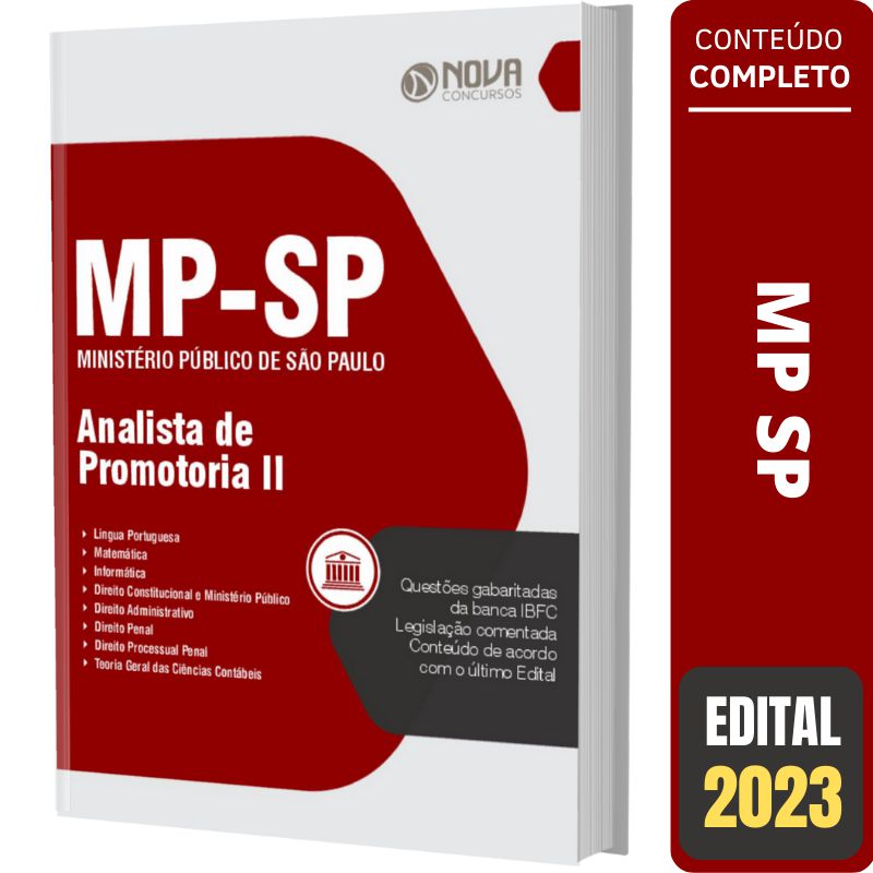 Apostila Concurso MP SP - Oficial de Promotoria 1 - Solução Cursos