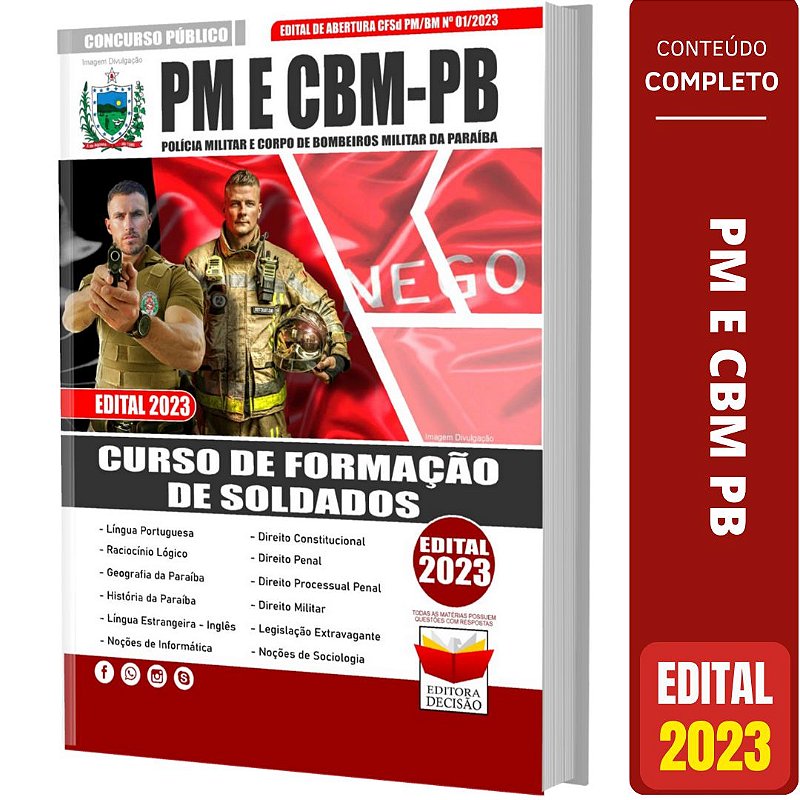 Concurso PM PB SOLDADO - Inglês 