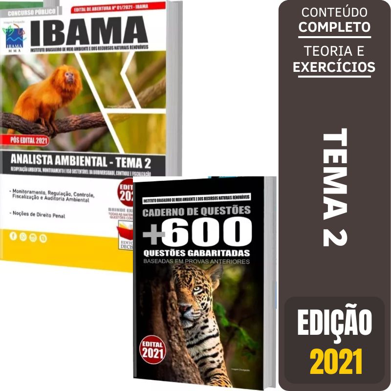 Apostila Concurso Ibama - Analista Ambiental - Tema 3 - Solução Cursos e  Concursos