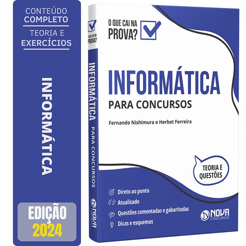 Apostila Informática Para Concursos - Teoria E Questões Comentadas E ...