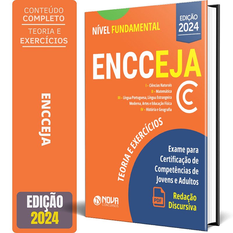 Apostila ENCCEJA 2024 - Nível Fundamental - Solução Concursos ...