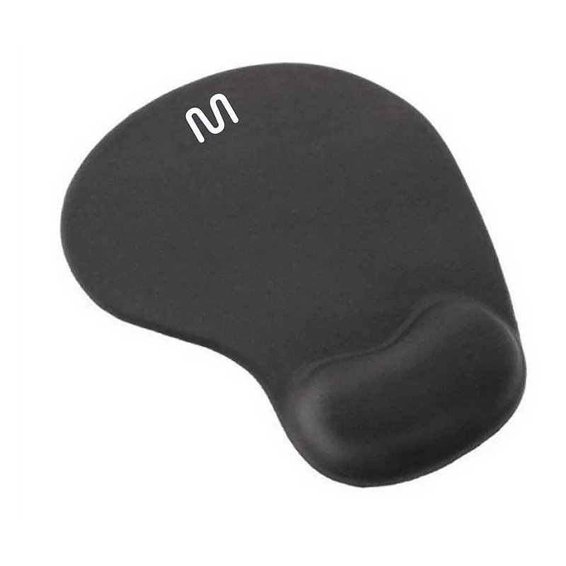 Mouse Pad Ergonomico Apoio Em Gel Preto (AC024) Multilaser