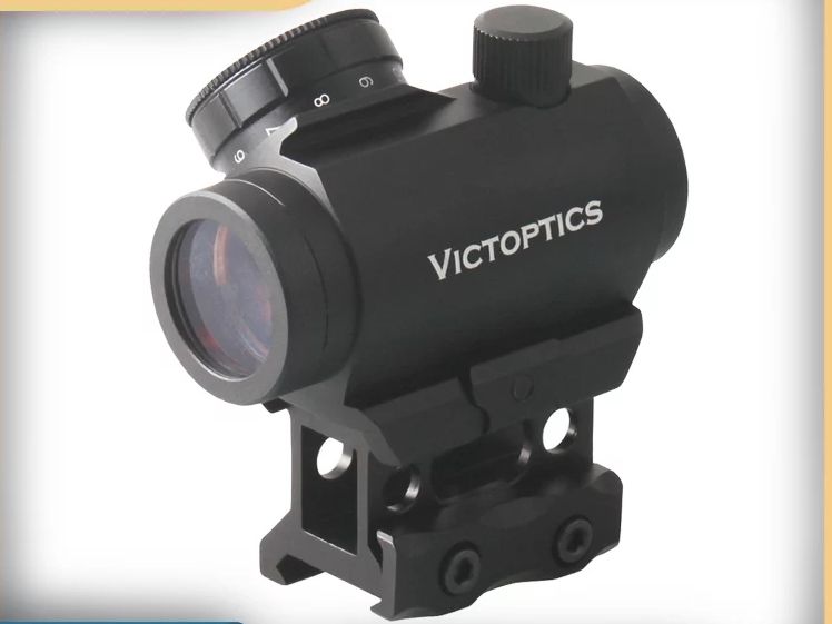 Red Dot T1 1x22 VictorOptics trilhos 20mm/22mm - Bala no alvo