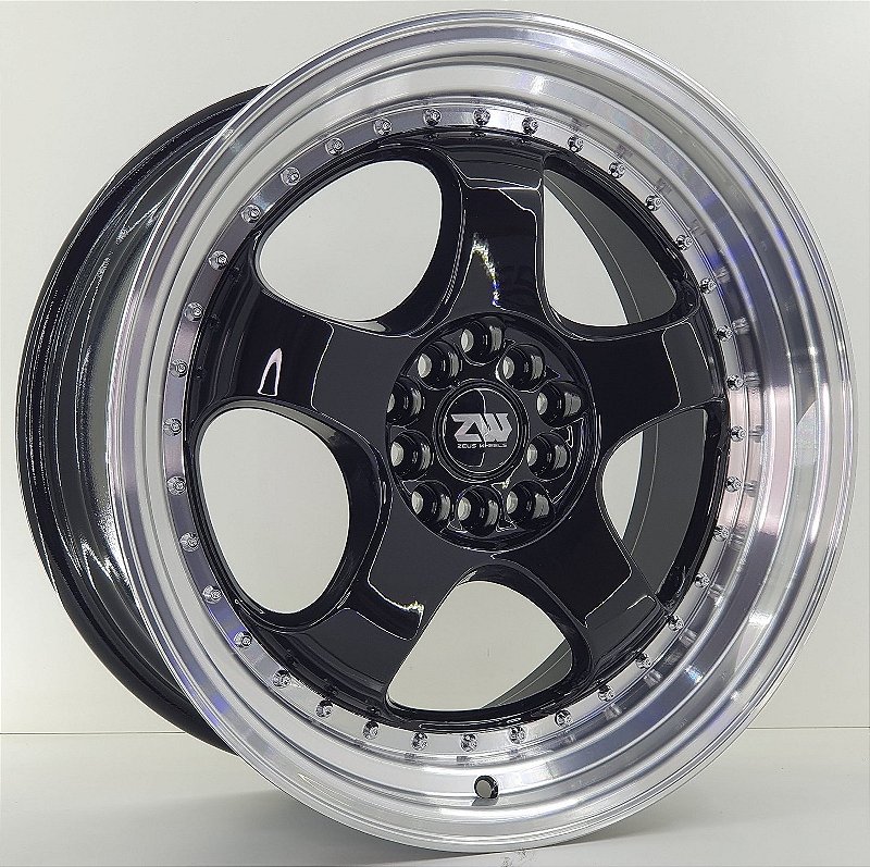 Rodas ZEUS 5709 Aro 18 Furação 5x100/114 BLACK - Perfecta Rodas