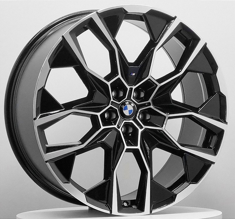 RODAS BMW X5 X6 ARO 22 FURAÇÃO 5X120 DUAS TALAS - Perfecta Rodas