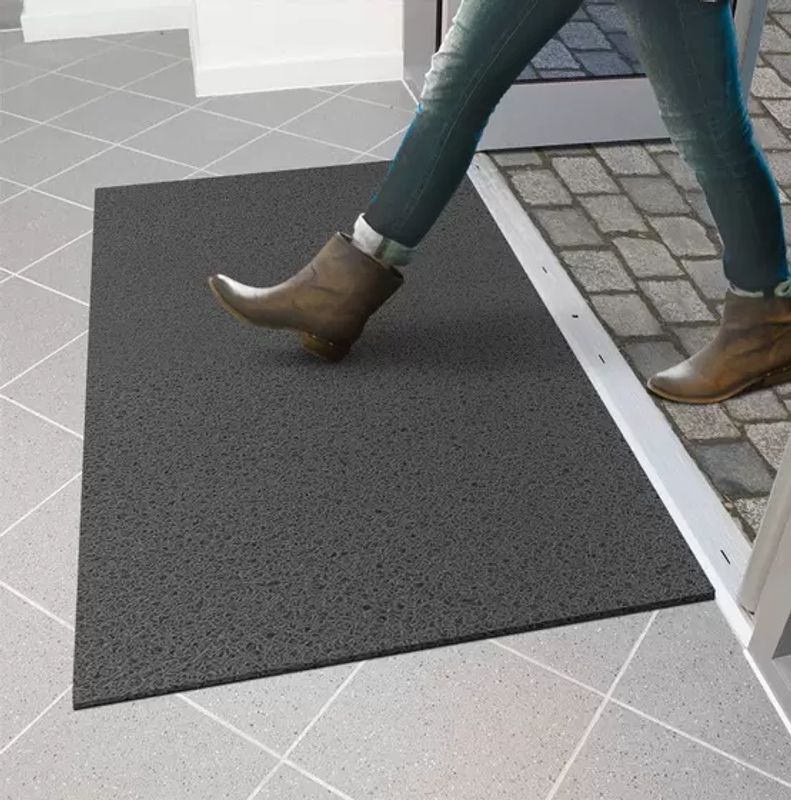 Capacho Kapazi VINIL LISO PRETO 120x60 CM