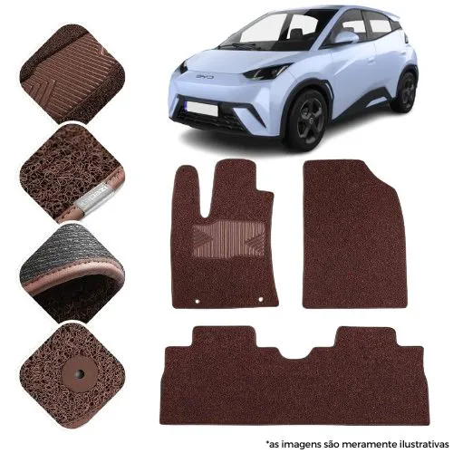 Tapete Automotivo kapazi Para BYD Dolphin Mini