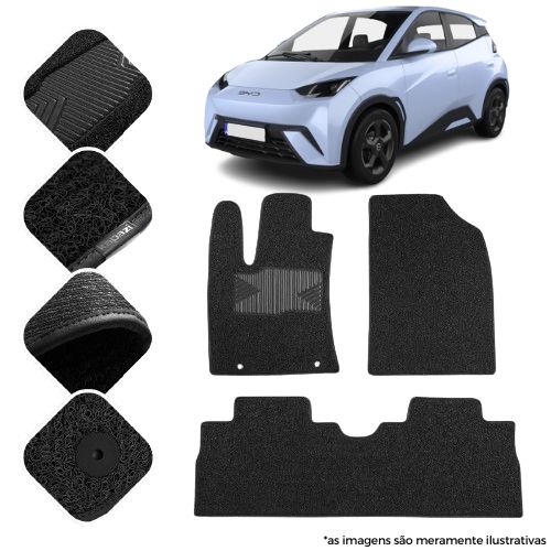 Tapete Automotivo Kapazi Para BYD Dolphin Mini