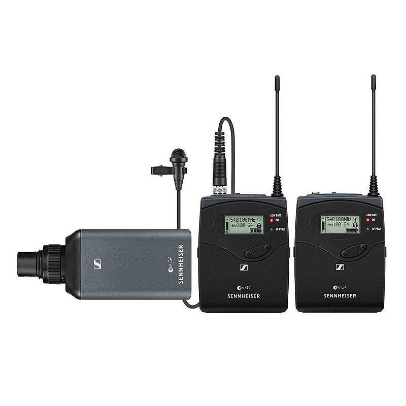 Microfone Lapela Sem-fio Sennheiser Ew 100 Eng G3 + Plugon - DUO