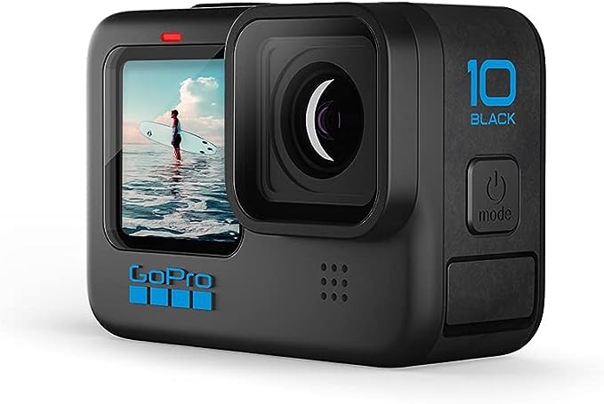 GoPro Hero 10 Black 23MP 5,3K Wi-Fi Bluetooth - 2,27” à Prova de