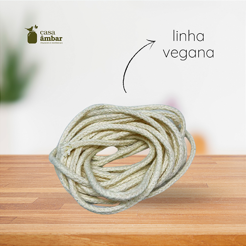 Pavio De Algodão Trançado Casa âmbar