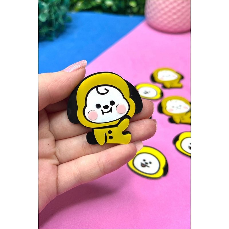 Aplique de Acrílico BTS Chimmy (Jimin) - Unidade - Encontro das Fitas