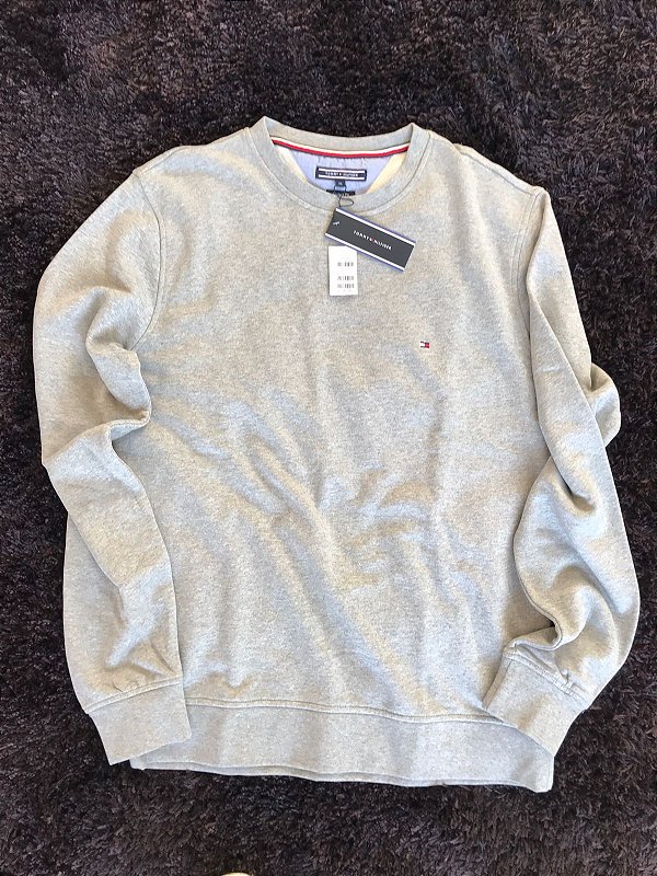 TH Moleton Basic Crew Neck Cinza Mescla XL/GG  - ÚLTIMO DISPONÍVEL