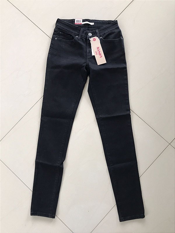 Calça Jeans Feminina LVS 711 Skinny - Preto - Tam 35 - ÚLTIMO DISPONÍVEL