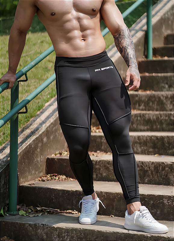 LEGGING ACADEMIA ZERO TRANSPARÊNCIA JADE - Preto