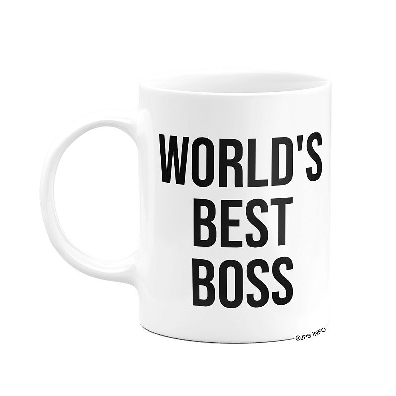 Caneca World's Best Boss The Office Fun Geek Store