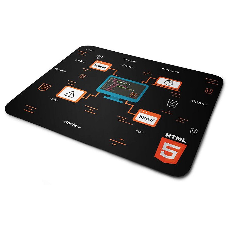 Mouse Pad Dev - HTML5 (SALDO) - Fun Geek Store