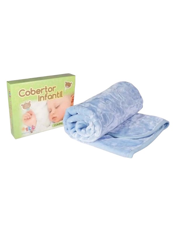 Cobertor Bebê Infantil Compressado Antialérgico Dardara