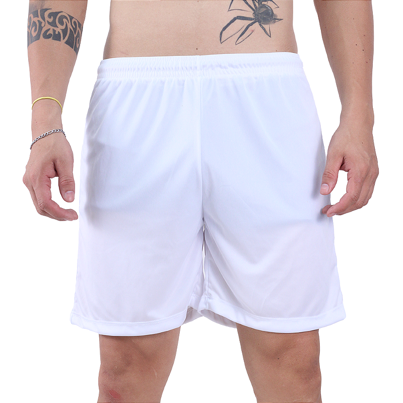 Shorts 100 Poliester MXD Conceito Sem Bolso e Sem Forro DryFit Branco MXD Conceito