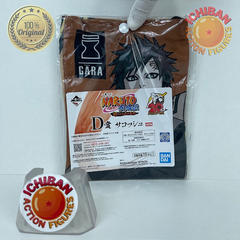 BAG NARUTO SHIPPUDEN GAARA 100 ORIGINAL LACRADO ICHIBAN ACTION FIGURES