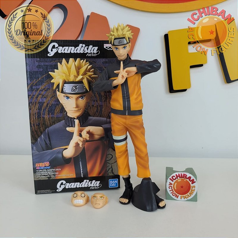 UZUMAKI NARUTO GRANDISTA NERO 100% ORIGINAL COM CAIXA - ICHIBAN