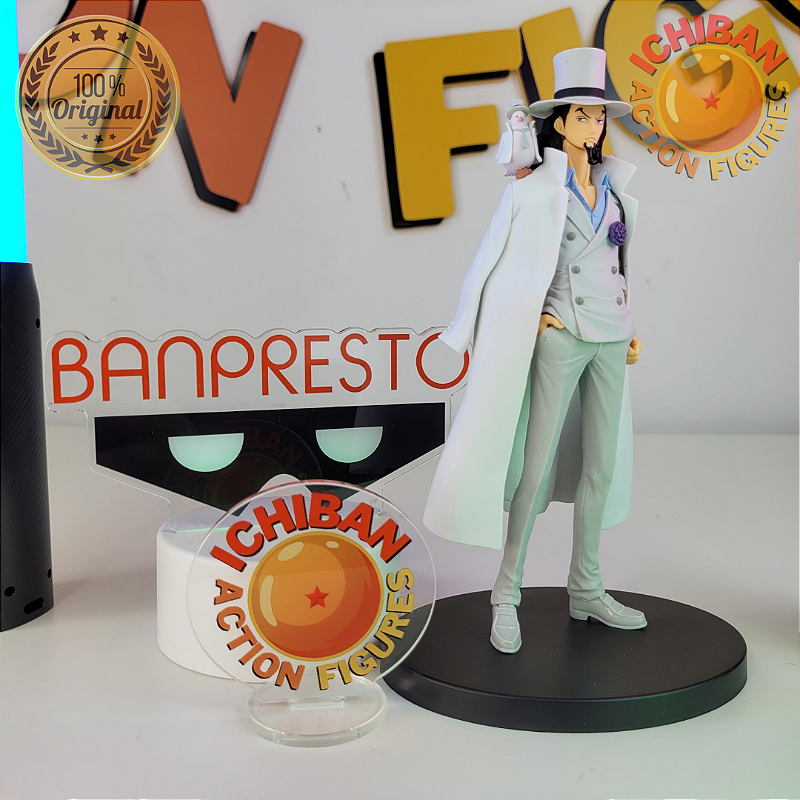 Figurine Banpresto One Piece – Rob Lucci – Senkozekkei – 10 Cm – PVC – Support Inclus – Officielle