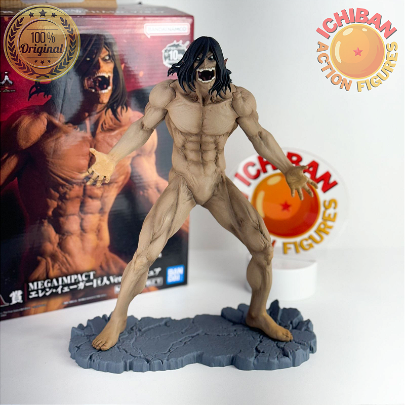 EREN YEAGER TITÃN ATTACK ON TITAN MEGA IMPACT ICHIBAN KUJI LETRA A