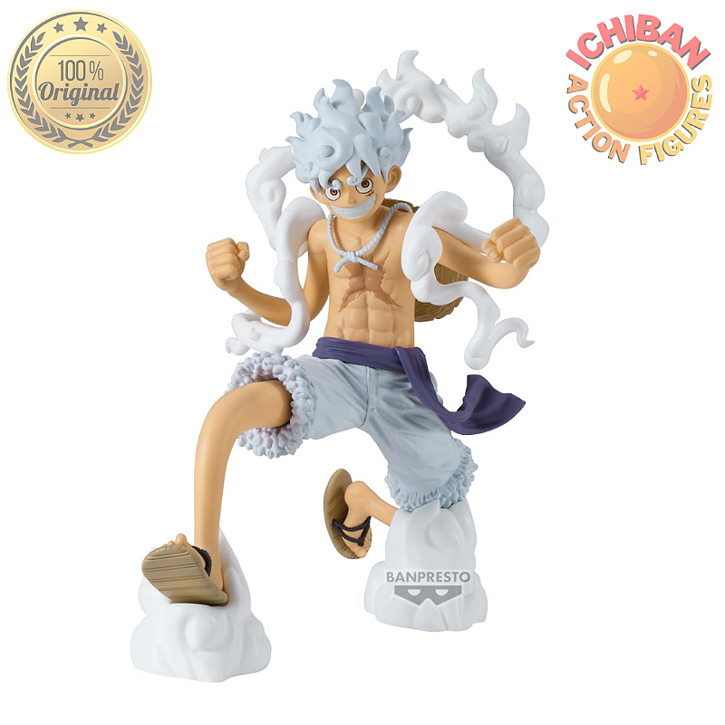 Banpresto Action Figure Monkey D. Luffy Gear5 One Piece | World Collectable 6 Cm | PVC Da Collezione