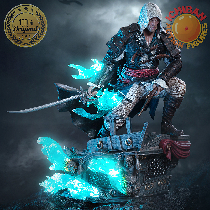 PRÉ-VENDA OUTUBRO/26 - 50%] EDWARD KENWAY ASSASINS CREED BLACK