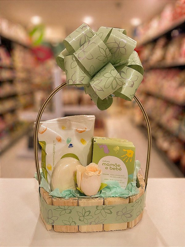 Cesta Natura Mamãe e Bebê K2153