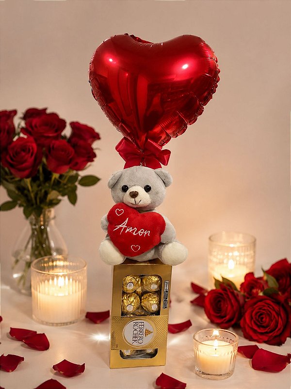 Presente Ferrero Pelúcia e Balão K2065