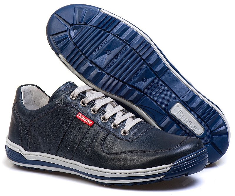 Sapatênis Ranster Em Couro Legítimo 3002