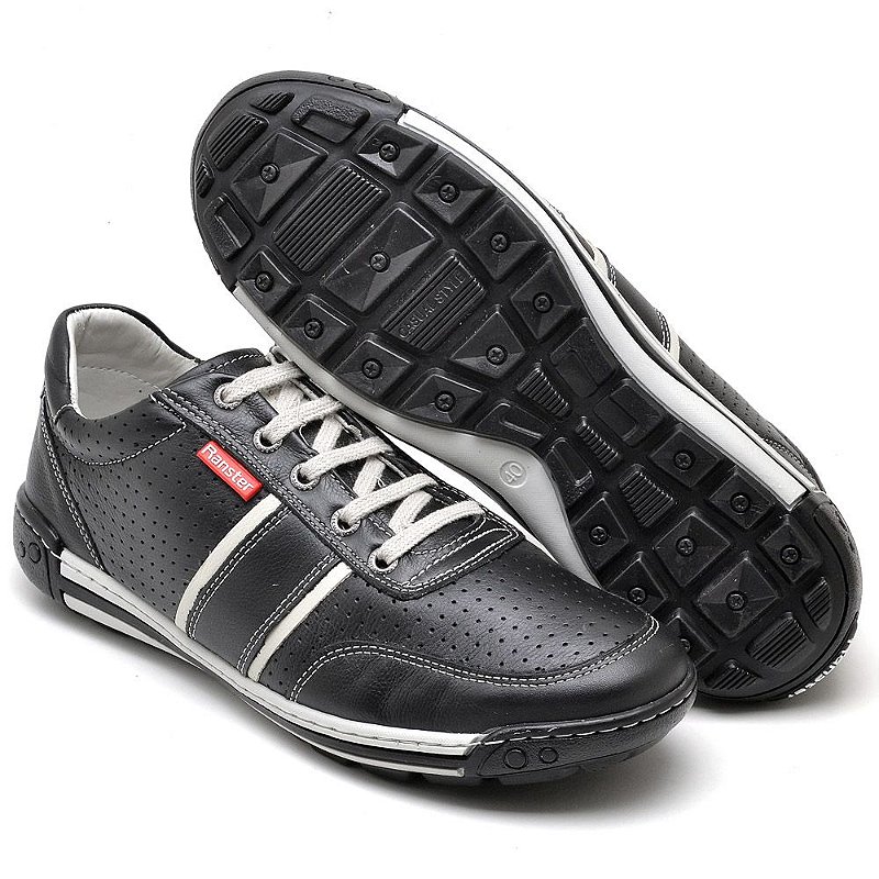 Sapatênis Em Couro Ranster 3004