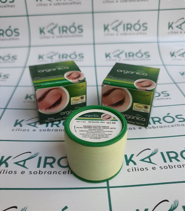 Linha Orgânica Para Depilação Facial 300m Kairós Sul Kairós Sul Cílios E Sobrancelhas 2826