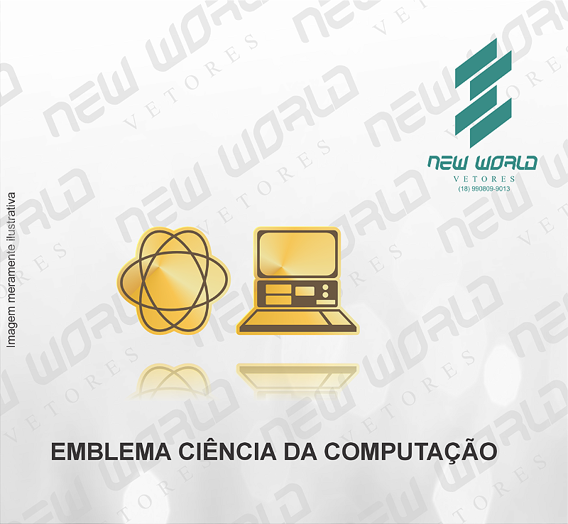 Arquivo de Emblema de Ciência da Computação - Formato DXF - New World ...