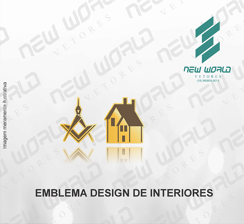 Arquivo de Emblema de Design de Interiores - Formato DXF - New World ...