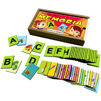 Jogos Da Memória Kit 4 Jogos Para Alfabetização Educativos - Futura  Brinquedos Educativos