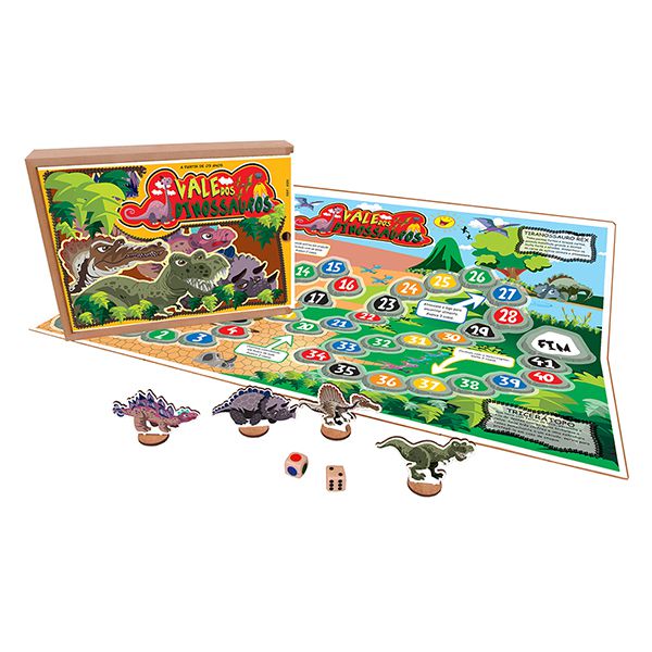 Jogo de Tabuleiro Dinossauro