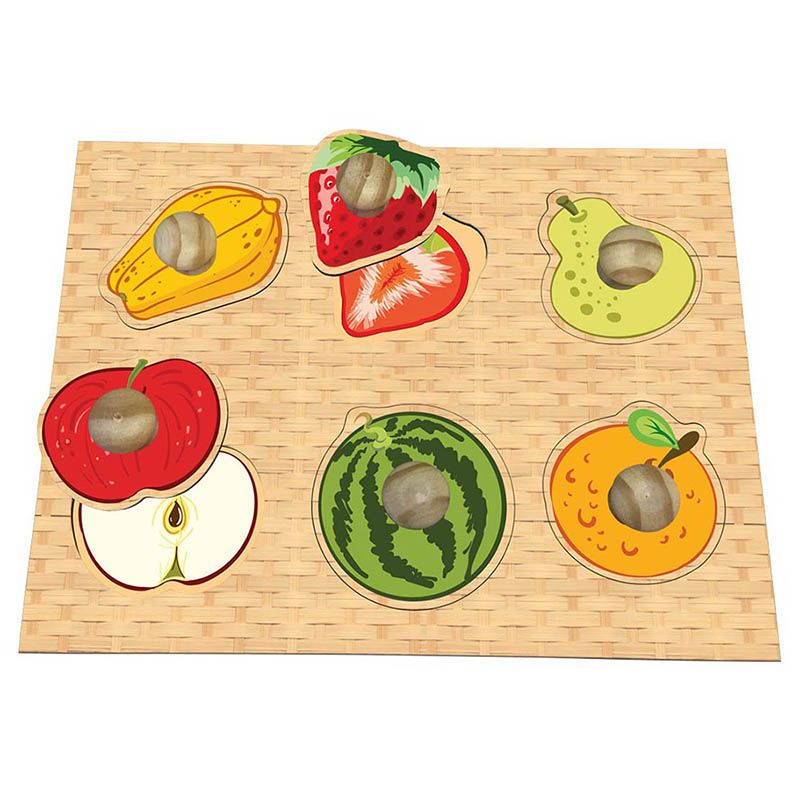 Quebra-Cabeça com Pinos Salada de Frutas — Banca Kids