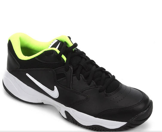 Tênis Nike Court Lite 2 Preto/ Verde Lima - Eclipse Sport