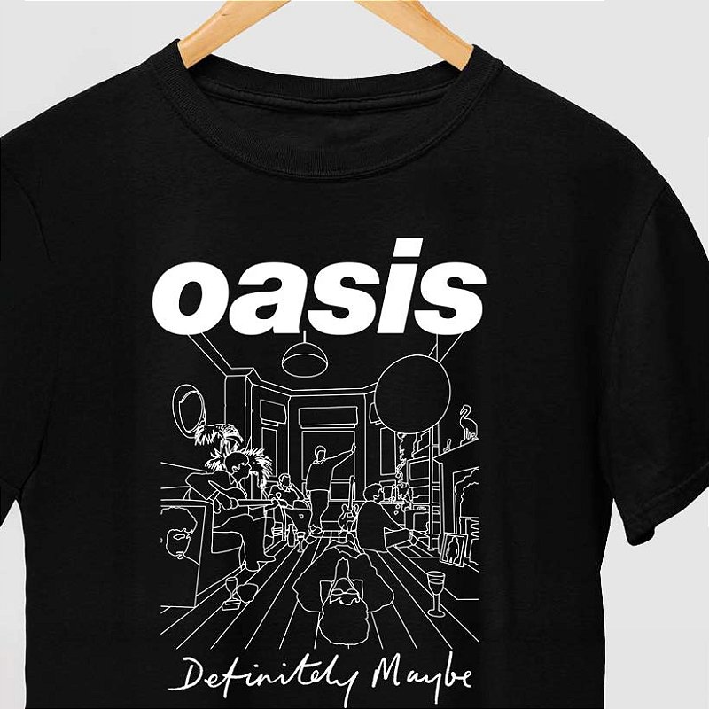 Camiseta Oasis Definitely Maybe - Roquenrou | Estampado na Veia!