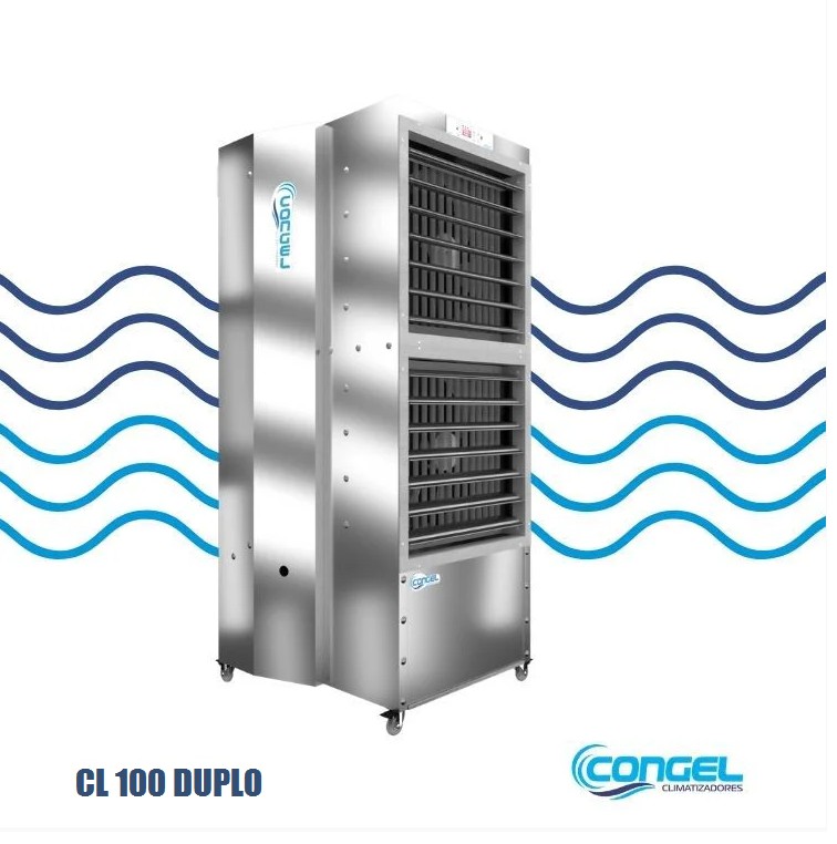 Climatizador Portátil Congel CL 100 DUPLO - Congel Climatizadores
