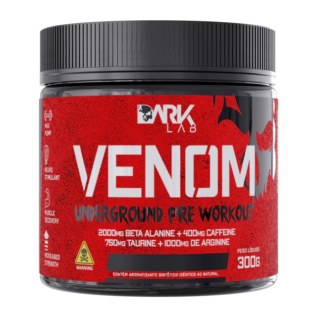 Venom Underground Pre Workout 300g Dark Lab Nutricentral